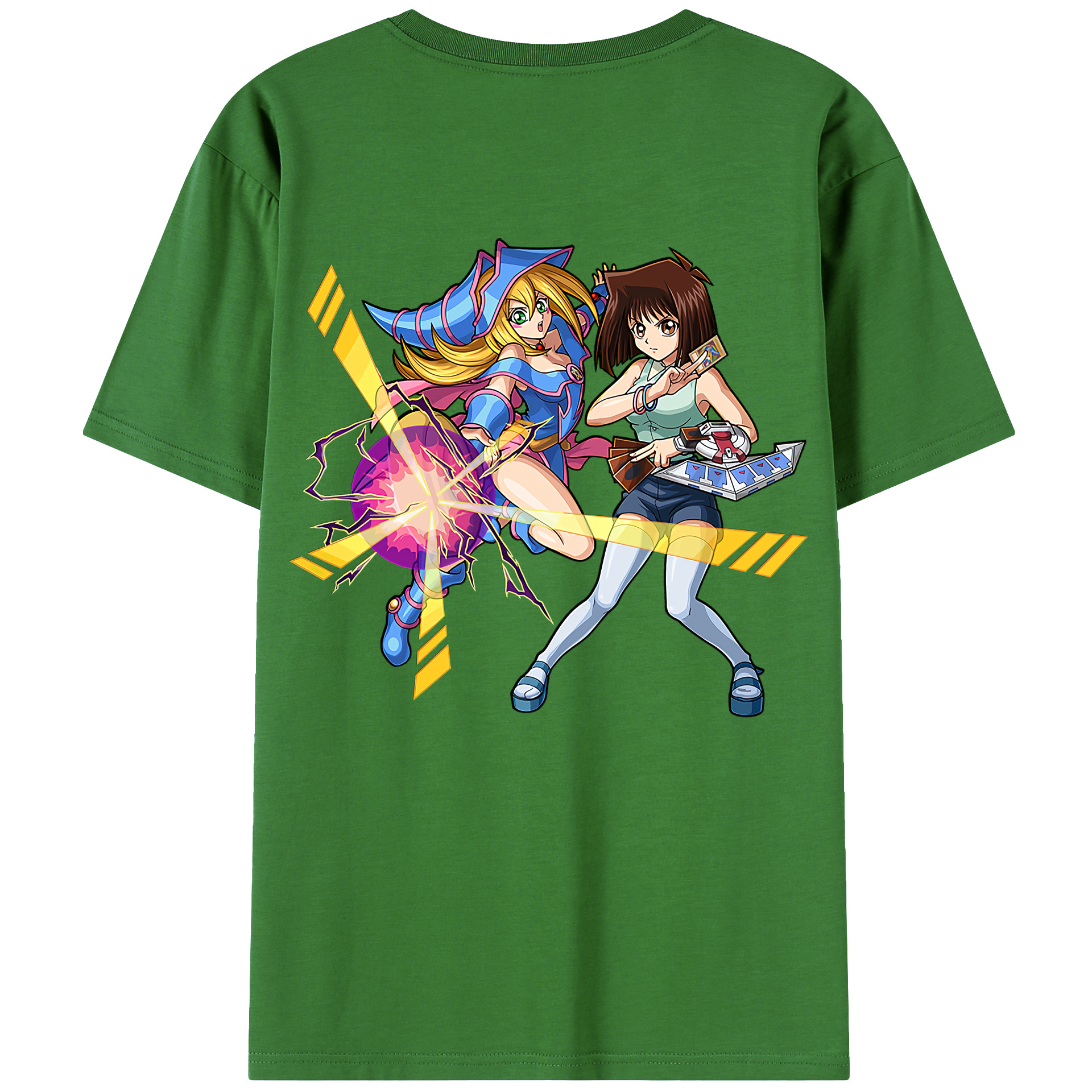 （画像用） 遊☆戯☆王 Yu-Gi-Oh! レディース半袖Tシャツ(バックプリント)